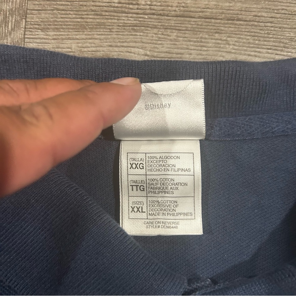 Men’s Disney Store Blue Polo Shirt Size XXL - Picture 5 of 9